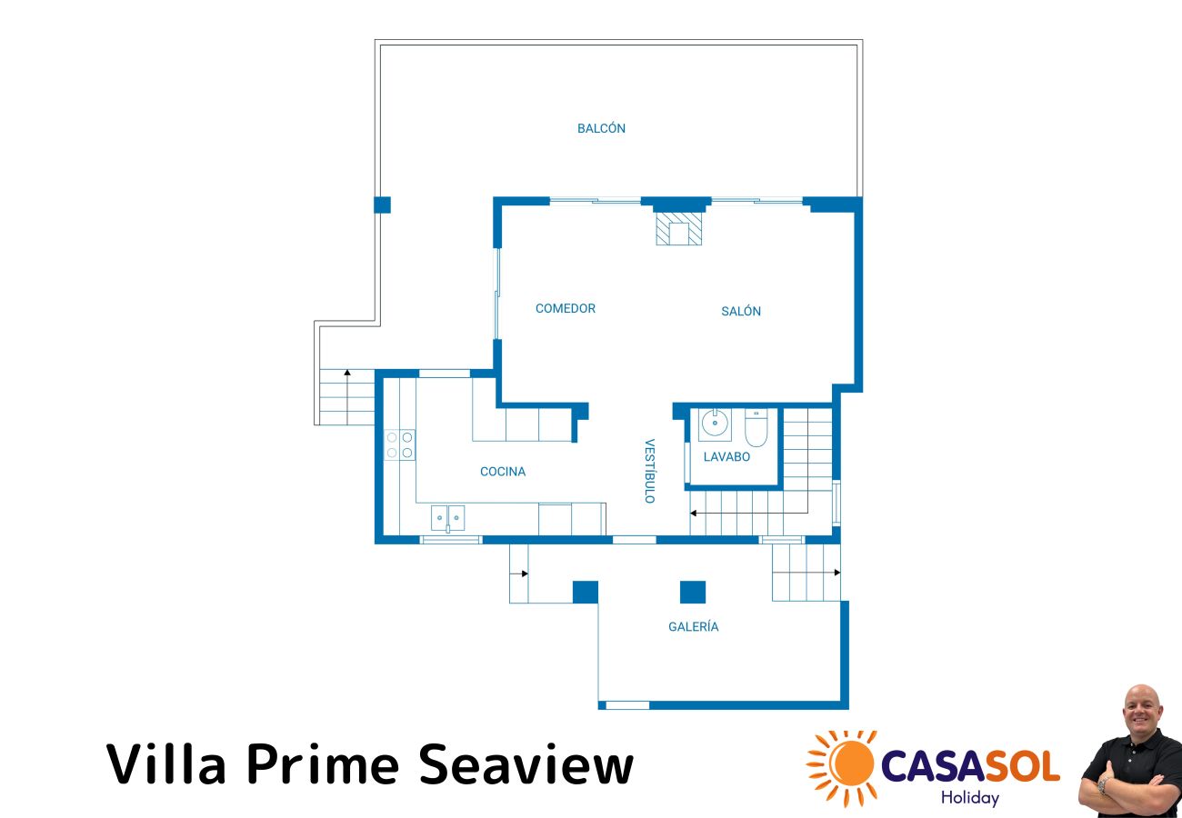 Villa in Nerja - Villa Prime Seaview by Casasol