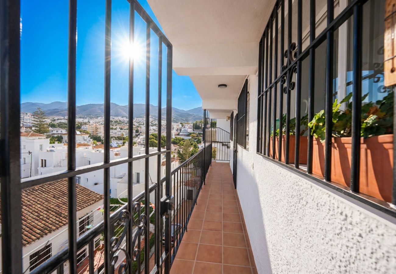 Building entrance with views over Nerja