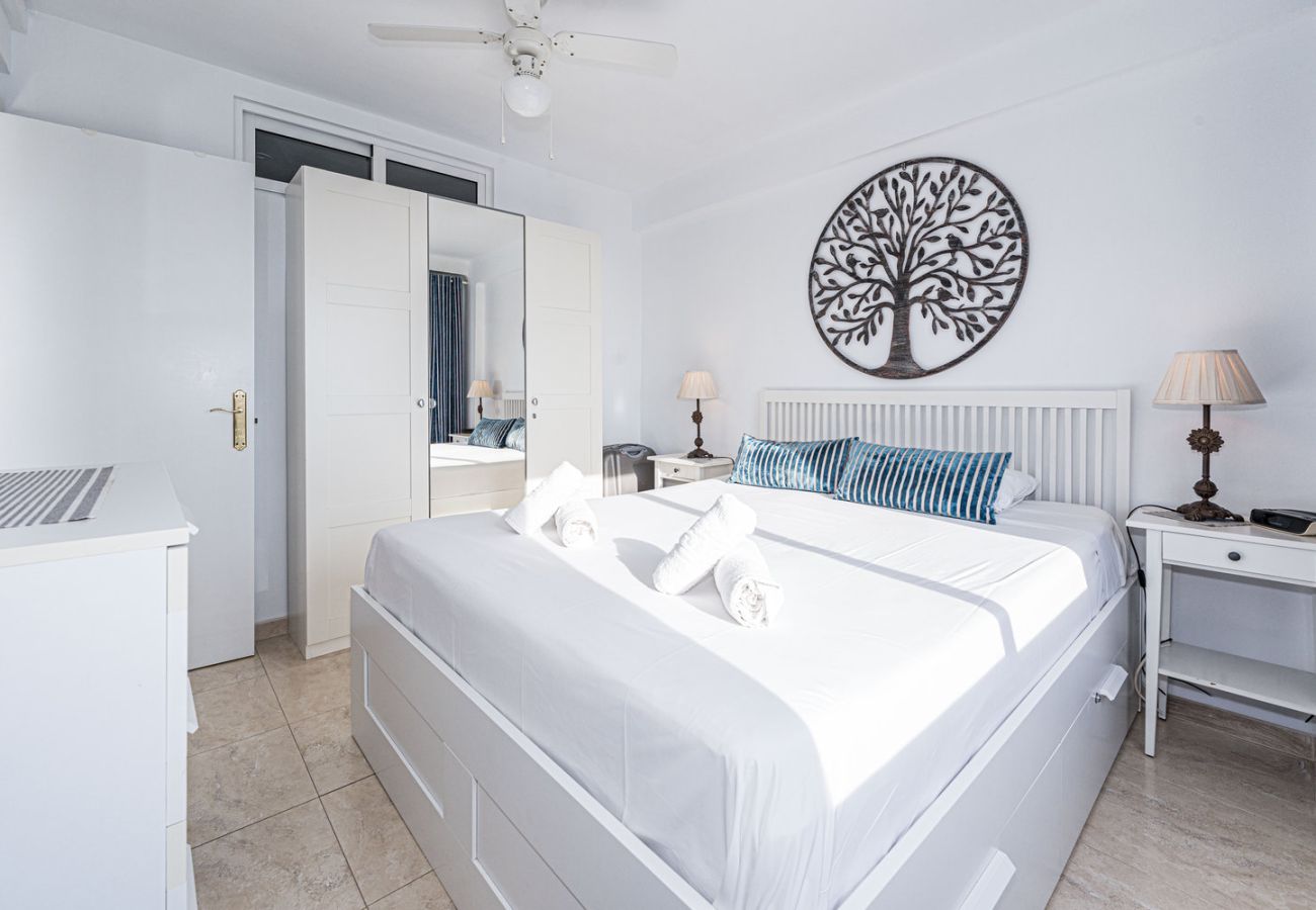 Master bedroom with double bed