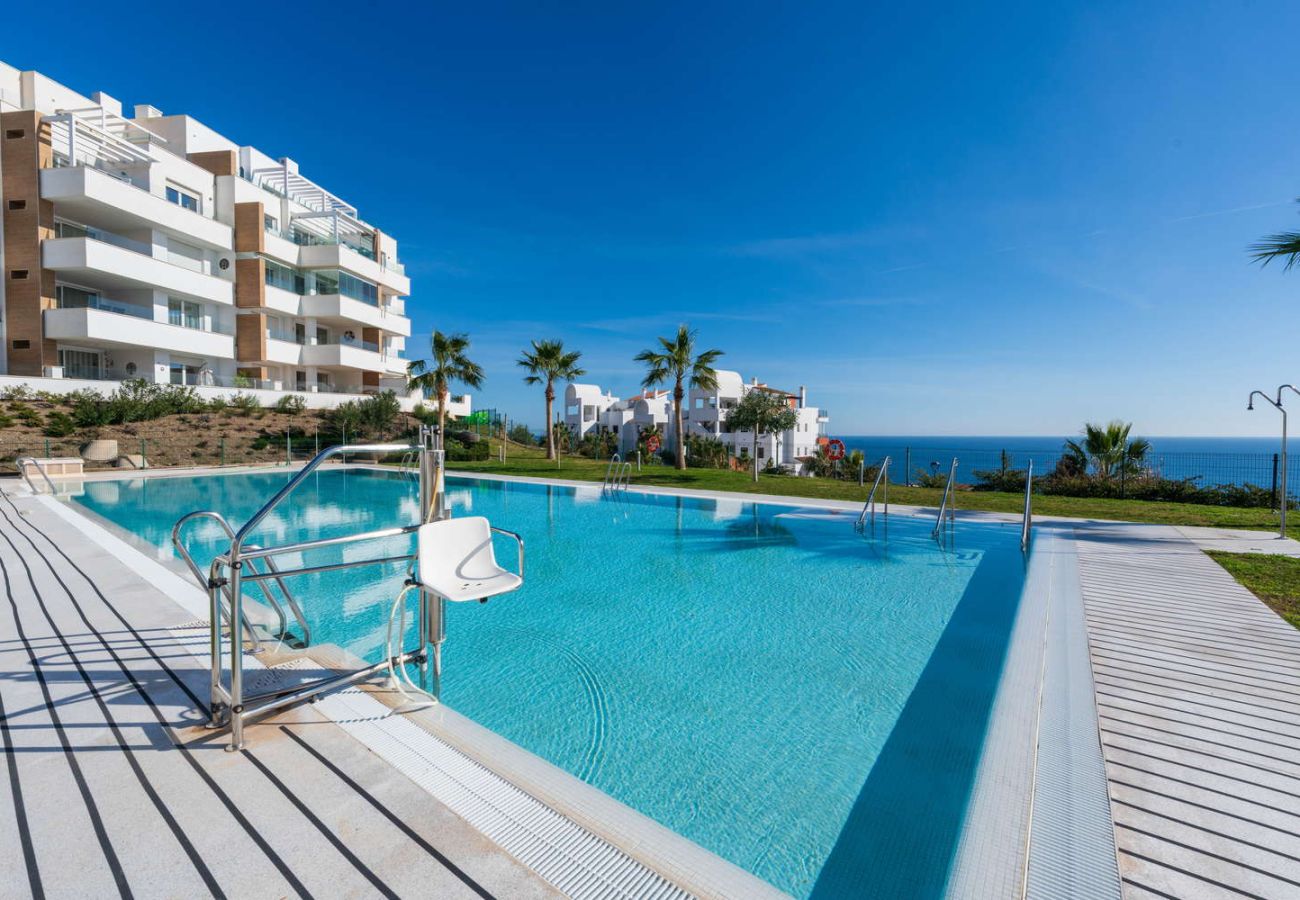 Apartment in Torrox Costa - Isea Calaceite 1111: Luxury Sea & Pool View Apartment
