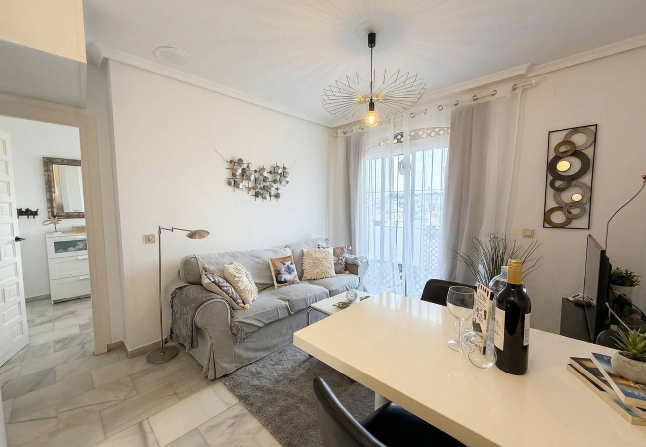 Apartment in Nerja - Casa Monica Apartment in Verano Azul: Sea Views and Rooftop Solarium