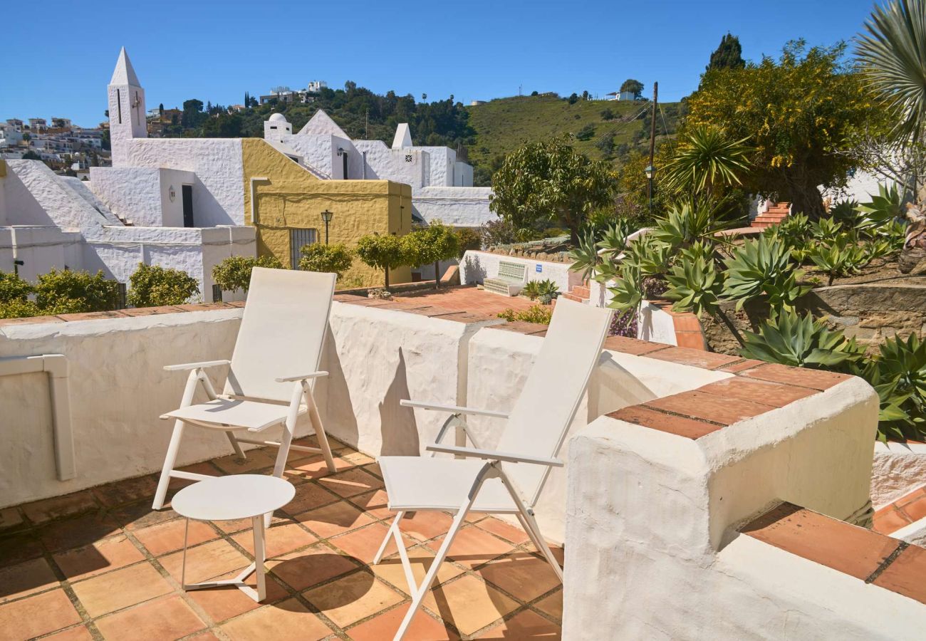 Terraced House in Nerja - Casablanca 9: Duplex with Multi-Level Terraces, Sea Views & Sunset