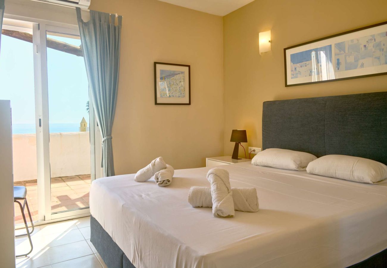 Terraced House in Nerja - Casablanca 9: Duplex with Multi-Level Terraces, Sea Views & Sunset