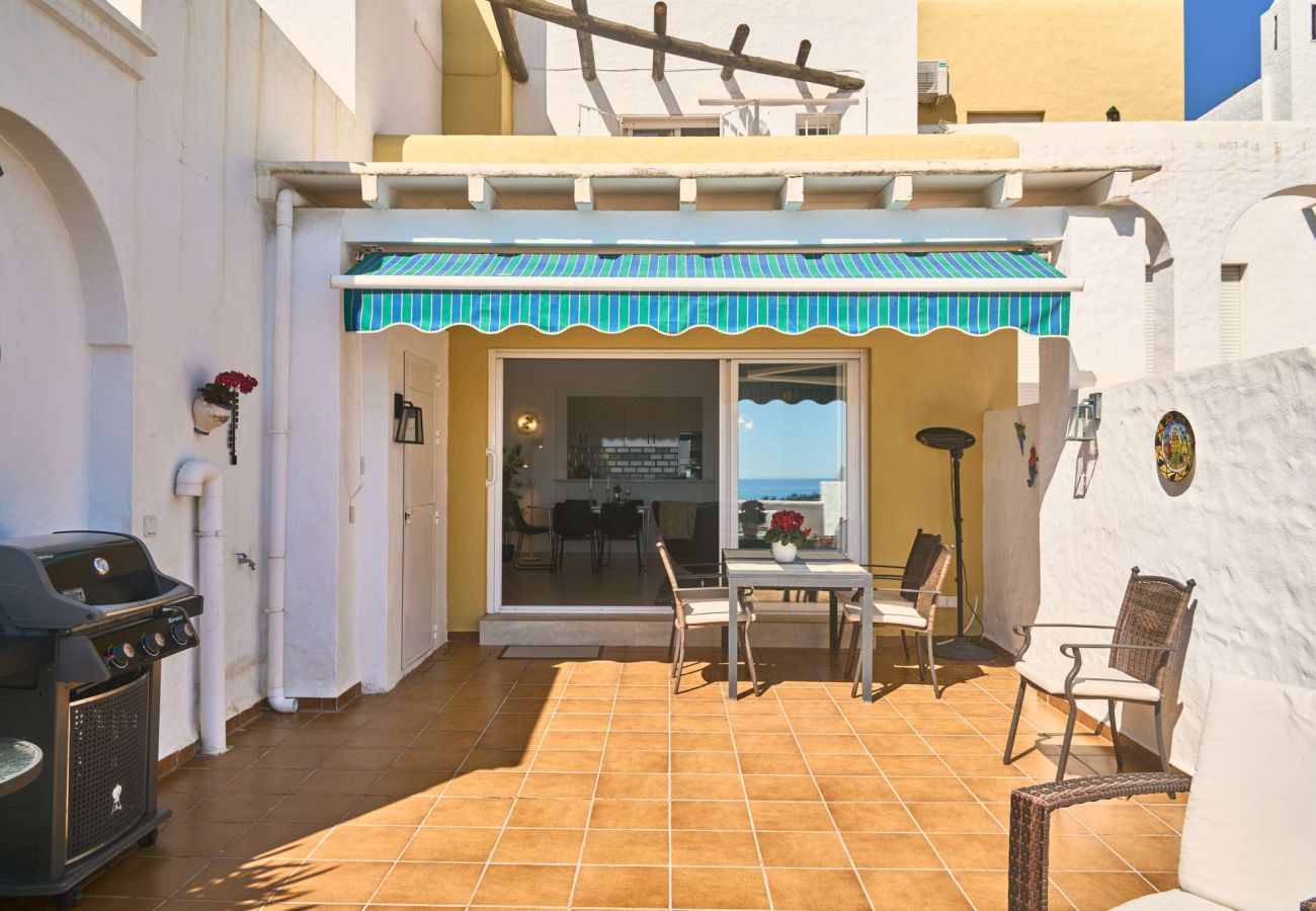 Terraced House in Nerja - Casablanca 9: Duplex with Multi-Level Terraces, Sea Views & Sunset