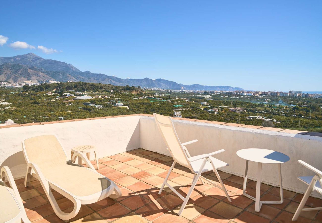 Terraced House in Nerja - Casablanca 9: Duplex with Multi-Level Terraces, Sea Views & Sunset