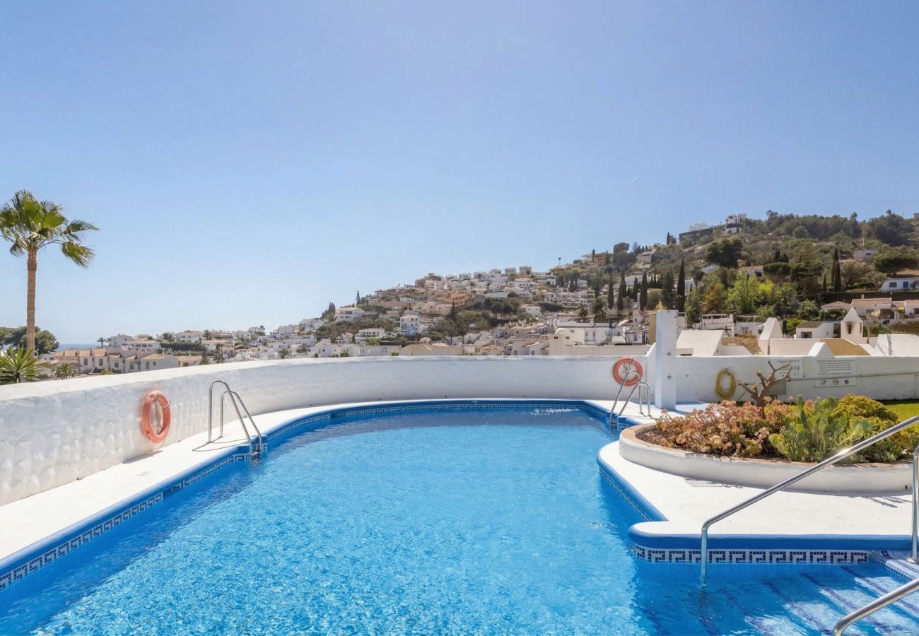Terraced House in Nerja - Casablanca 9: Duplex with Multi-Level Terraces, Sea Views & Sunset