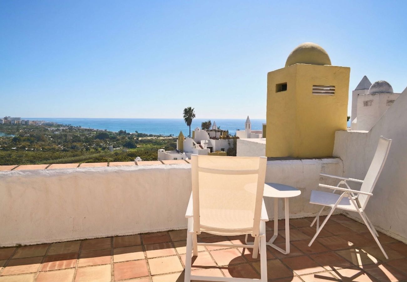 Terraced House in Nerja - Casablanca 9: Duplex with Multi-Level Terraces, Sea Views & Sunset
