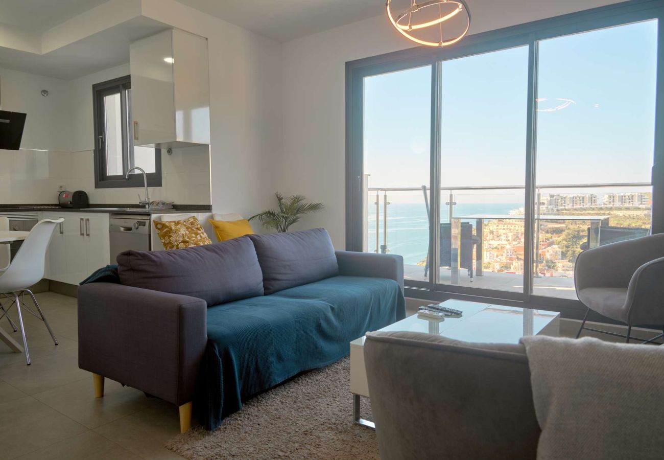 Apartment in Nerja - Penthouse Balcón del Mar D4: 3 Terraces & Heated Pool