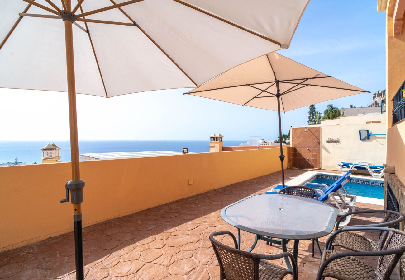 Villa in Nerja - Villa Punta Lara 15: Private Pool Villa for 5 with Sea Views, Nerja