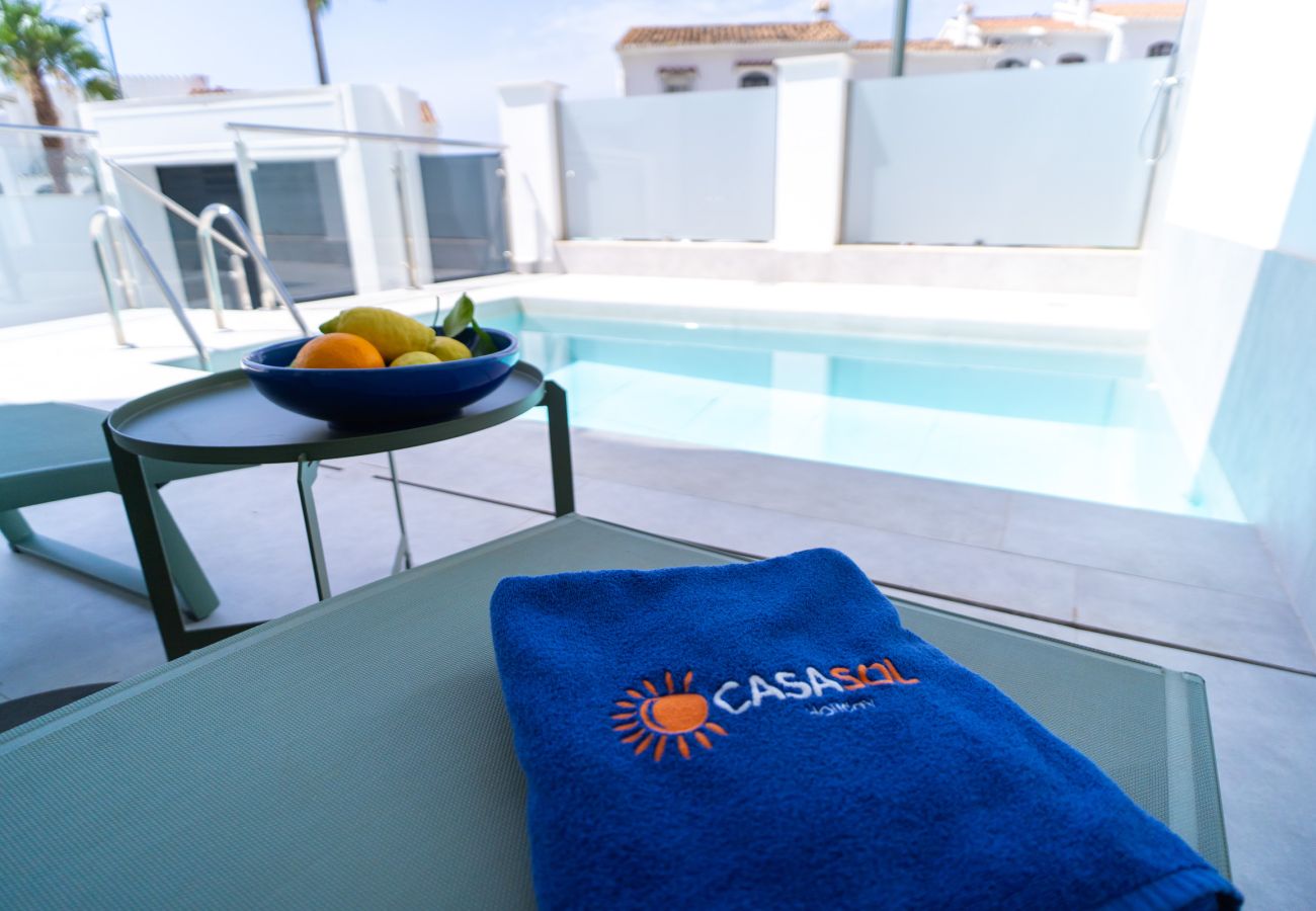 Villa in Nerja - Casa Mezcal – Villa for 4 people with a private swimming pool and hot tub in Nerja