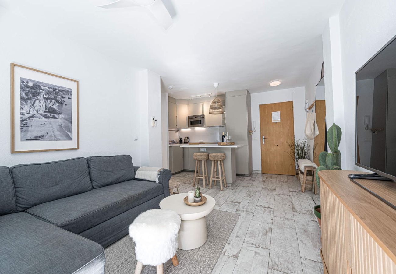 Interiör i Acapulco 302 med modern inredning.