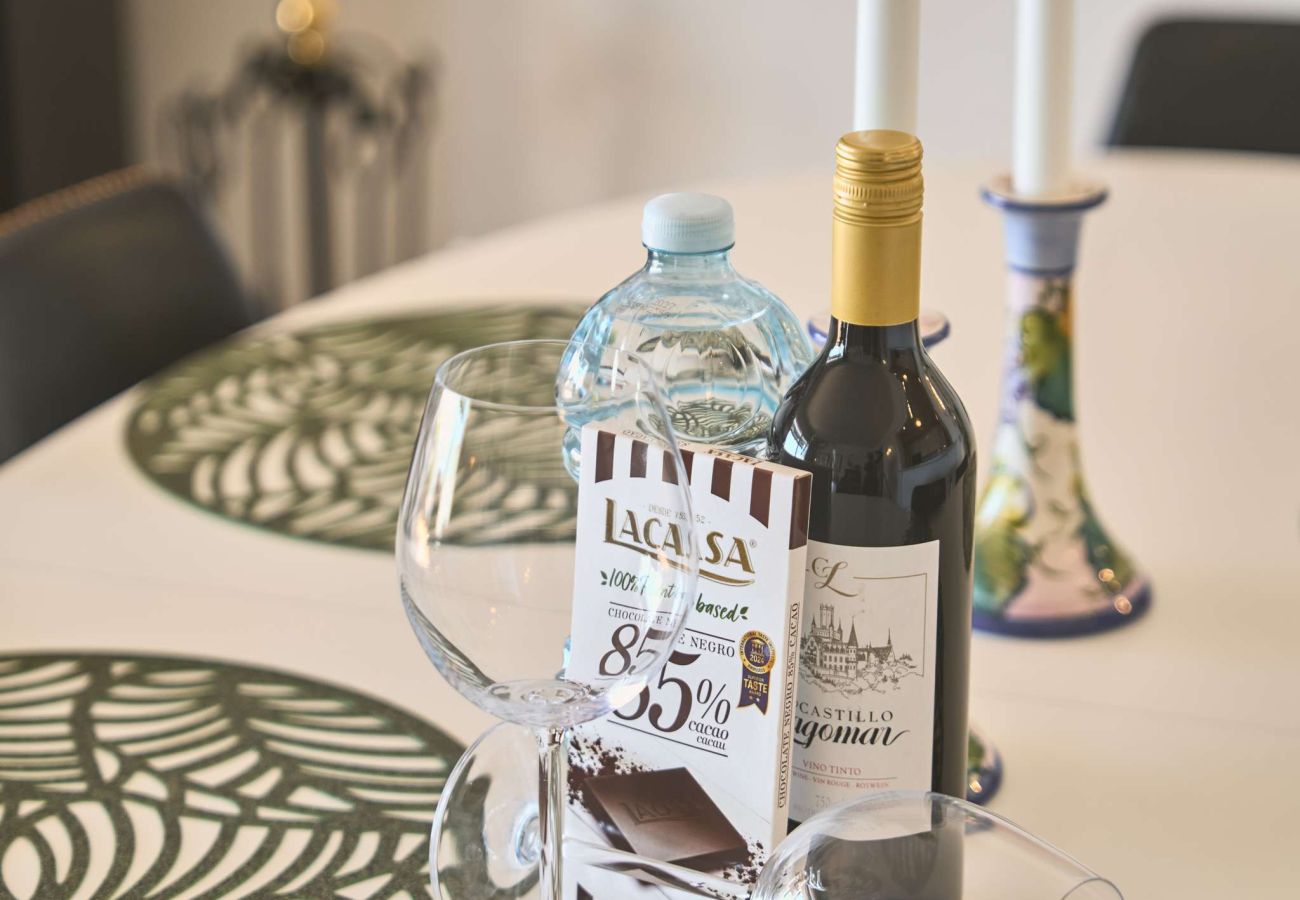 Radhus i Nerja - Casablanca 9: Duplex med terrasser i flera nivåer, havsutsikt och solnedgång