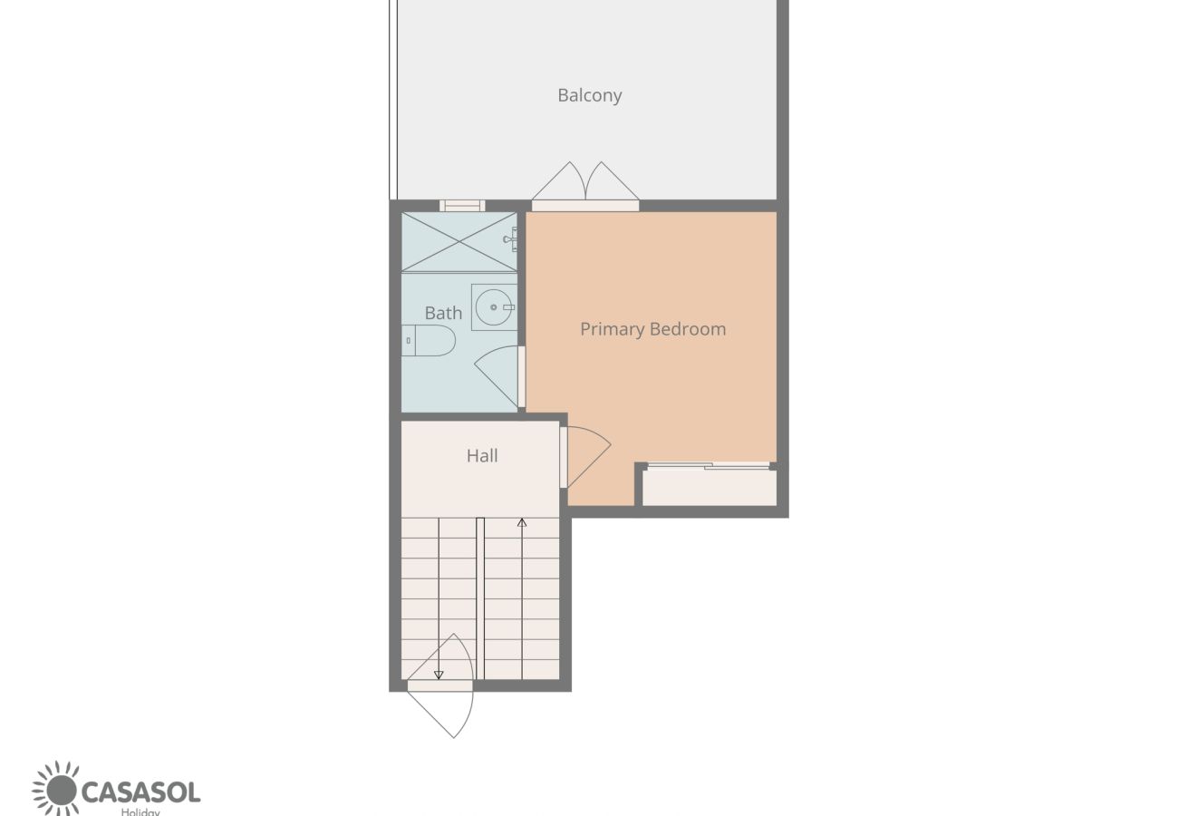 Radhus i Nerja - Casablanca 9: Duplex med terrasser i flera nivåer, havsutsikt och solnedgång