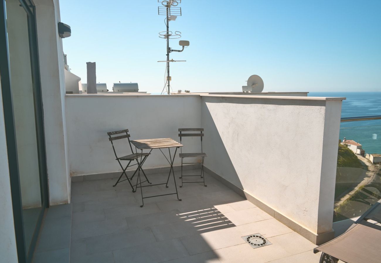 Lägenhet i Nerja - Penthouse Balcón del Mar D4: 3 terrasser & uppvärmd pool