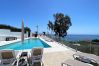 Lägenhet i Nerja - Penthouse Balcon del Mar D4: 3 terrasser & uppvärmd pool