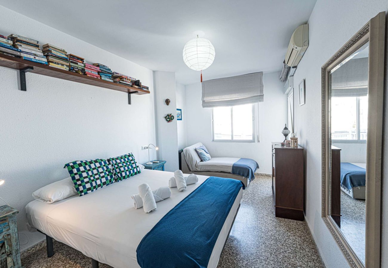 Lägenhet i Nerja - Albaida II 2B: Söderläge med Havsutsikt, Playa Torrecilla Nerja