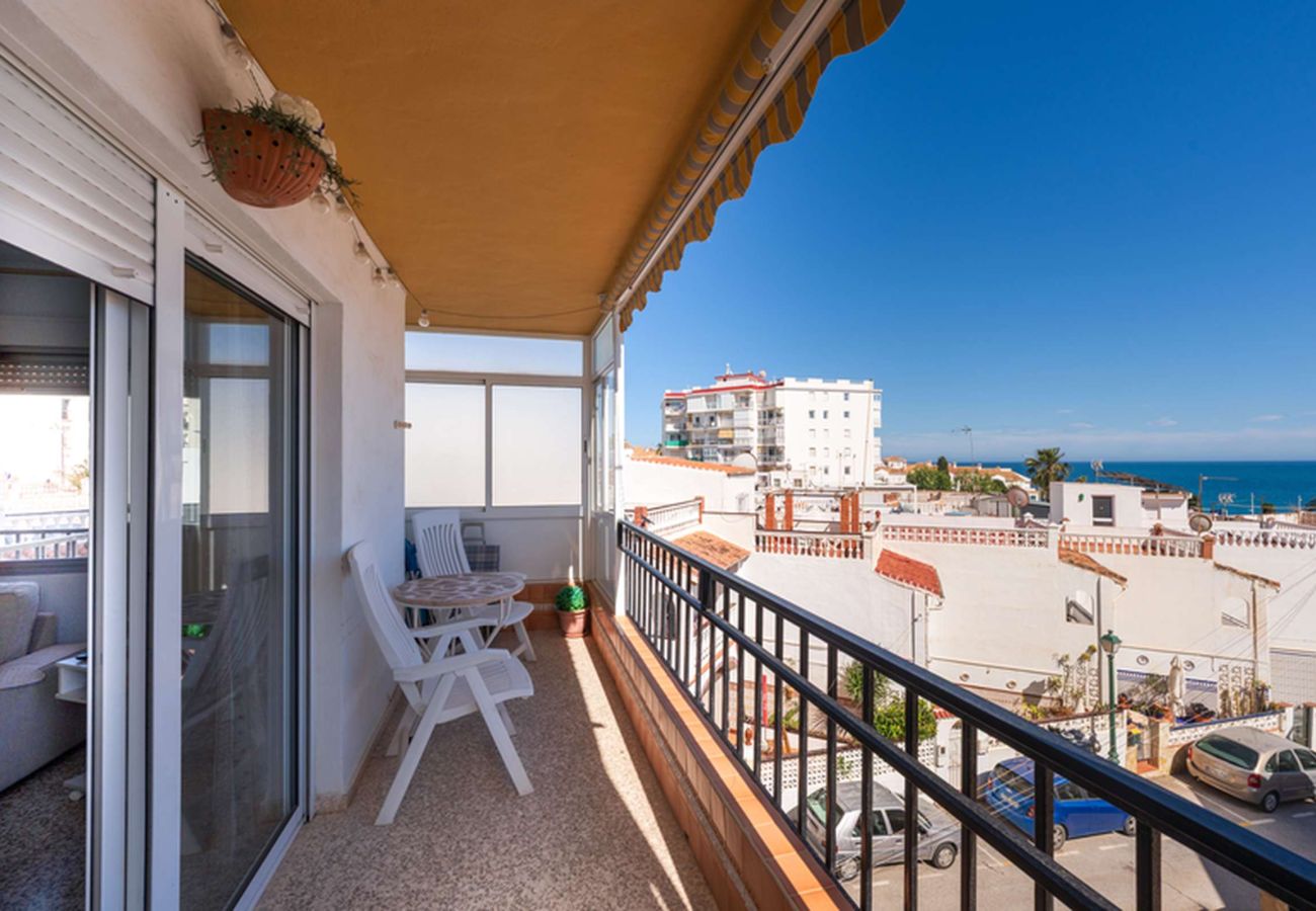 Lägenhet i Nerja - Albaida II 2B: Söderläge med Havsutsikt, Playa Torrecilla Nerja