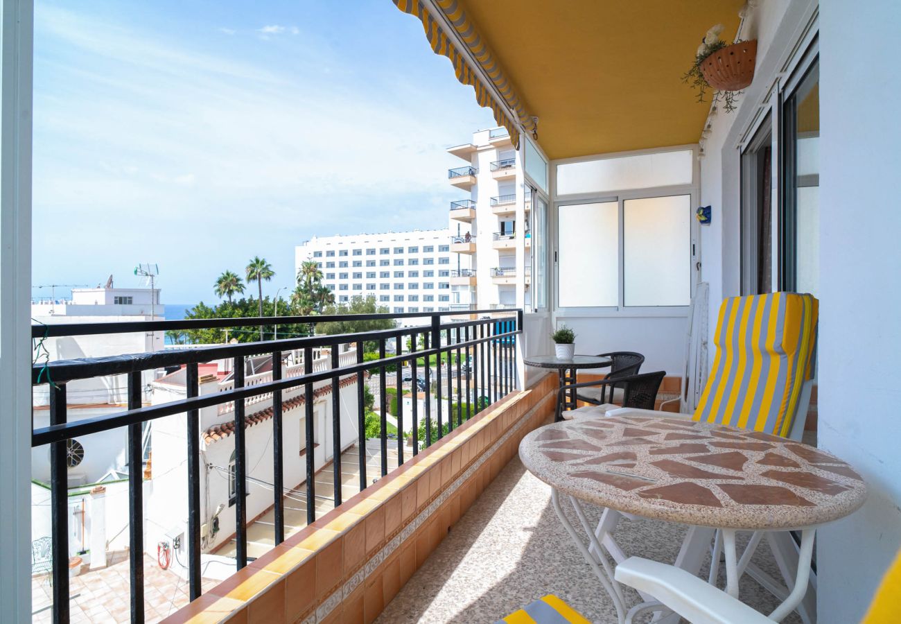 Lägenhet i Nerja - Albaida II 2B: Söderläge med Havsutsikt, Playa Torrecilla Nerja