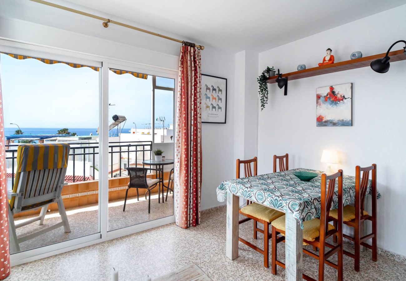Lägenhet i Nerja - Albaida II 2B: Söderläge med Havsutsikt, Playa Torrecilla Nerja