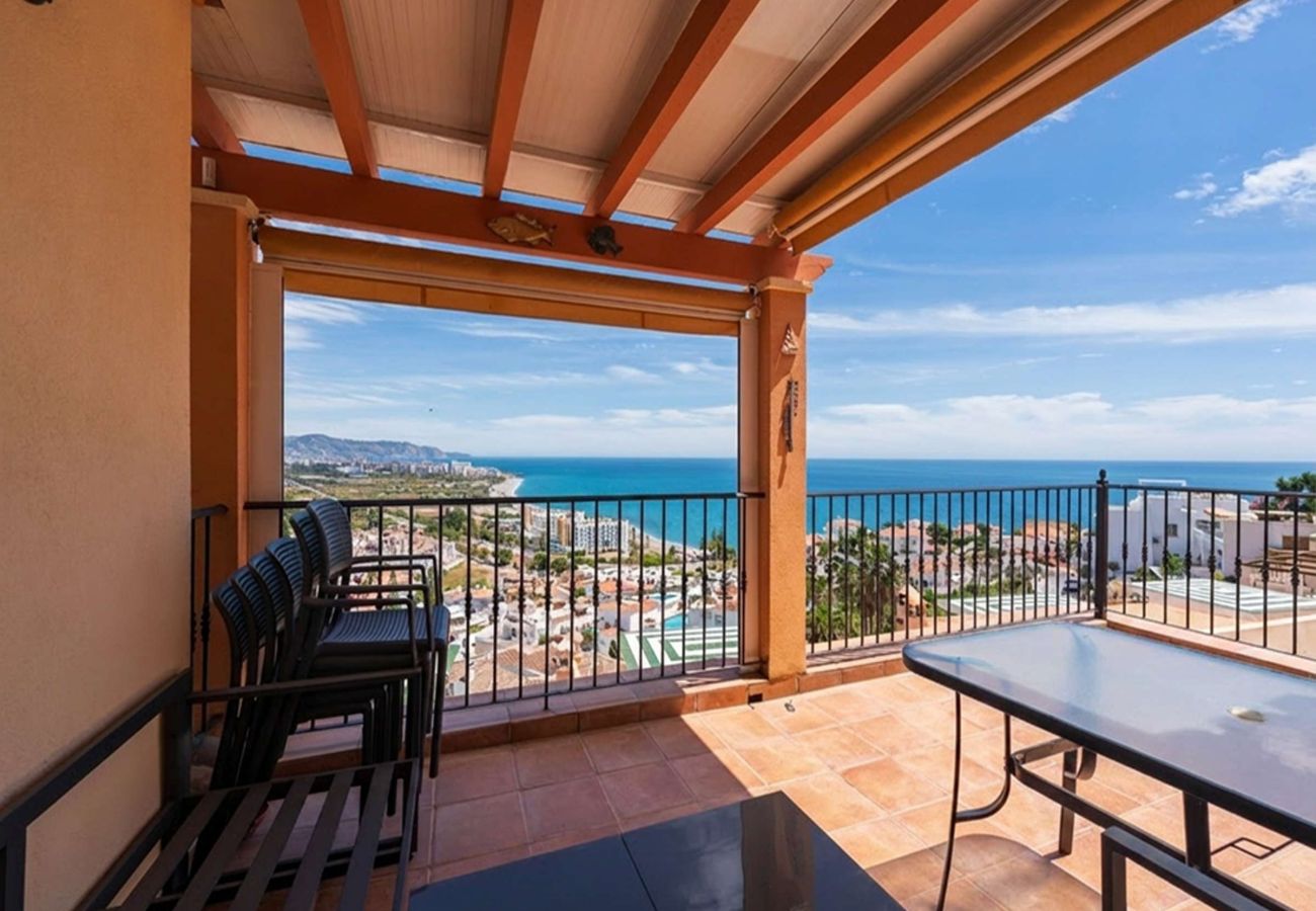 Villa i Nerja - Villa Punta Lara 15: Villa med Privat Pool för 5 med Havsutsikt, Nerja