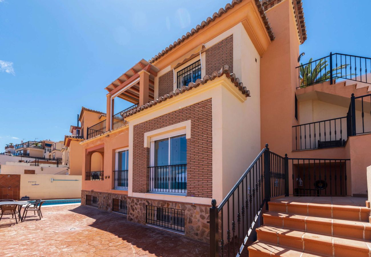 Villa i Nerja - Villa Punta Lara 15: Villa med Privat Pool för 5 med Havsutsikt, Nerja