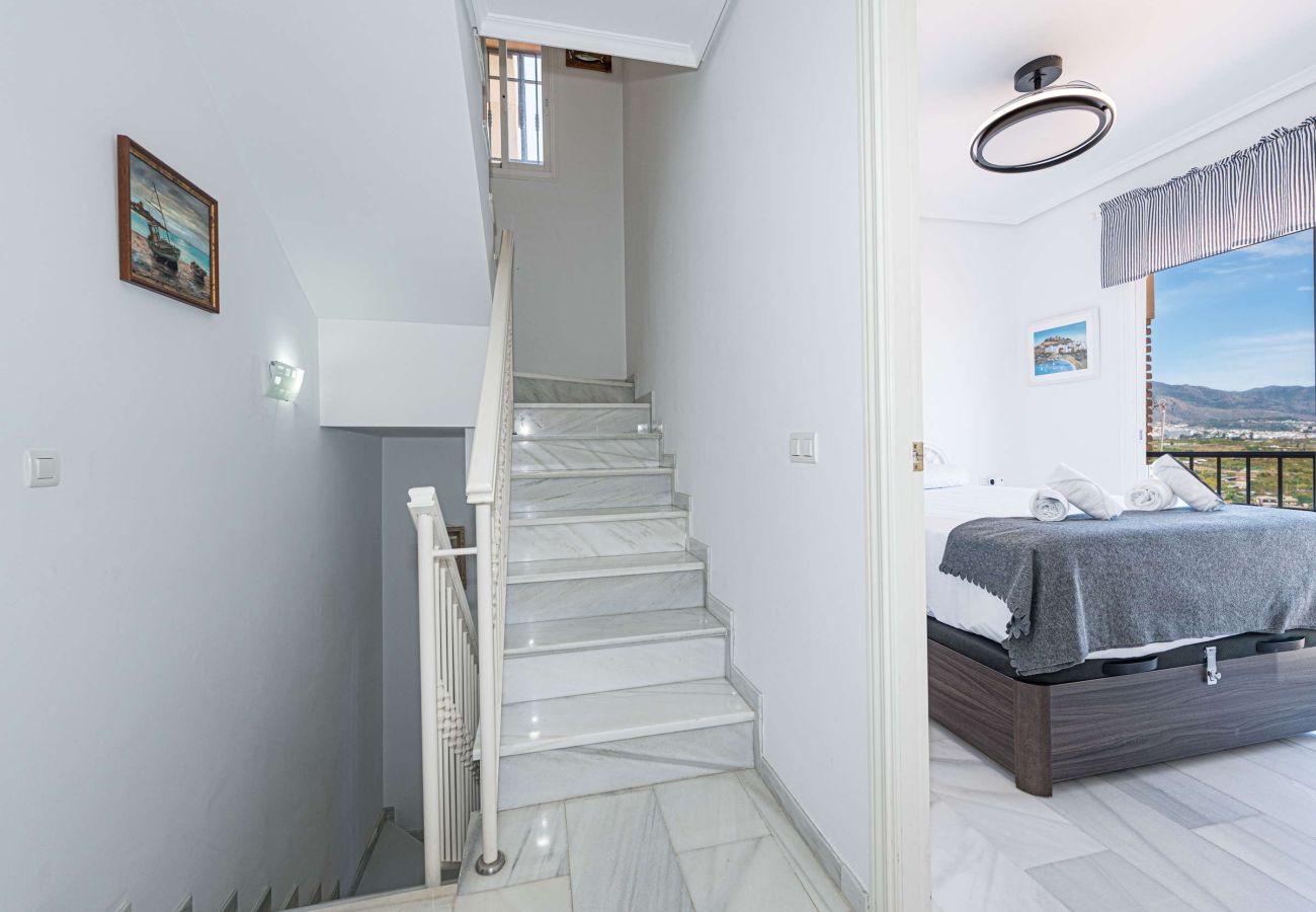Villa i Nerja - Villa Punta Lara 15: Villa med Privat Pool för 5 med Havsutsikt, Nerja