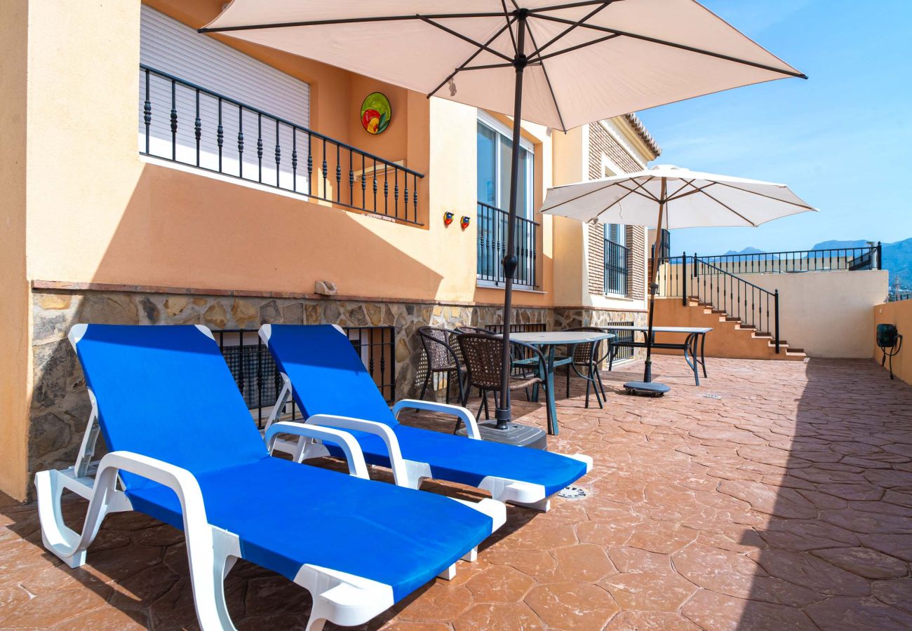 Villa i Nerja - Villa Punta Lara 15: Villa med Privat Pool för 5 med Havsutsikt, Nerja